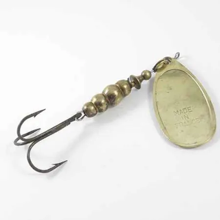 Vintage Mepps Aglia 5, 1/2oz Brass spinning lure #1359