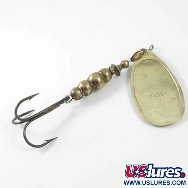 Vintage   Mepps Aglia 5, 1/2oz Brass spinning lure #1359