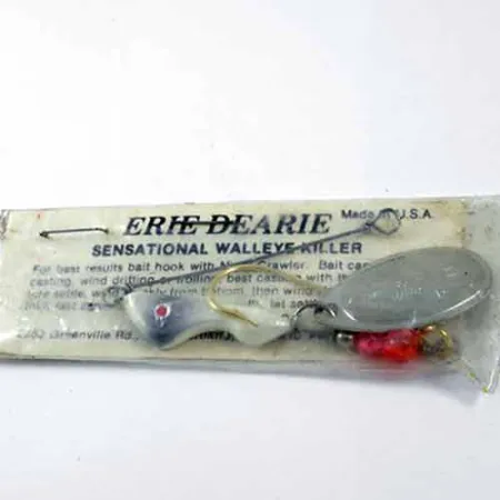 Erie Dearie Walleye Killer, 1/3oz Nickel spinning lure #1360