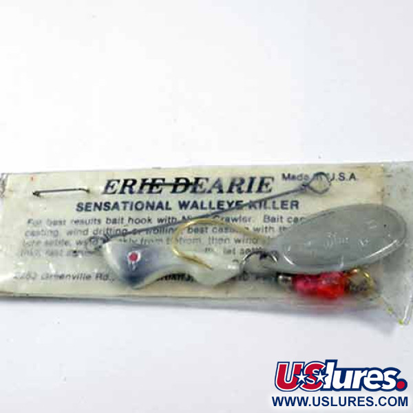   Erie Dearie Walleye Killer, 1/3oz Nickel spinning lure #1360