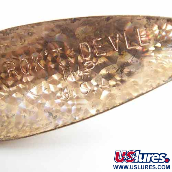 Vintage  Eppinger  Dardevle Rok't Imp, 3/4oz Copper Crystal fishing spoon #1376