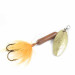 Vintage  Yakima Bait Worden’s Original Rooster Tail, 1/4oz Brass / Brown spinning lure #1389