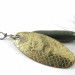 Vintage  Yakima Bait Worden’s Original Rooster Tail 4, 1/4oz Brass / Green spinning lure #1391