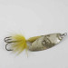 Vintage  Yakima Bait Worden’s Original Rooster Tail 6, 1/2oz Nickel / Yellow spinning lure #1395