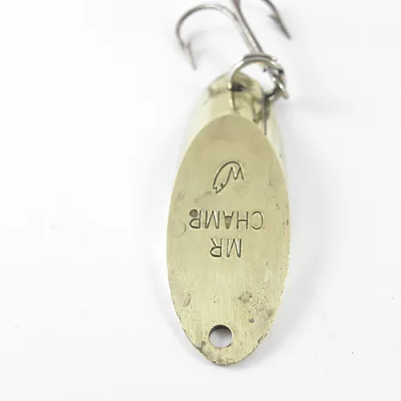 Vintage Weber MrChamp, 1/2oz Brass fishing spoon #1401