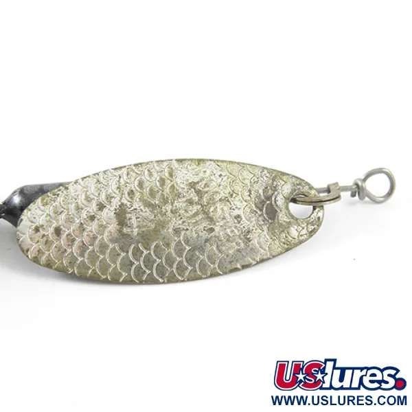 Vintage  Yakima Bait Worden’s Original Rooster Tail 4, 1/4oz Black / Nickel spinning lure #1417