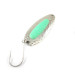 Vintage    Blue Fox Pixee , 3/4oz Nickel / Green fishing spoon #1424