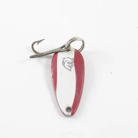 Vintage Eppinger Dardevle Skeeter, 1/16oz Red / White / Nickel fishing spoon #1440