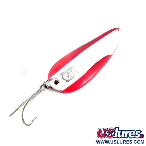 Vintage  Eppinger Dardevle Imp, 2/5oz Red / White / Nickel fishing spoon #1473