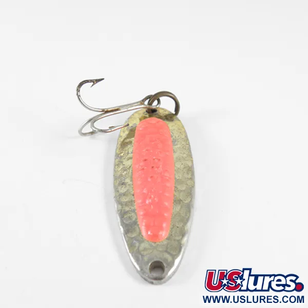 Vintage   Nebco Pixee , 1/4oz Gold / Red fishing spoon #1482