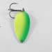 Vintage  Seneca Little Cleo (Hula Girl), 3/4oz Fluorescent Green / Yellow fishing spoon #1494