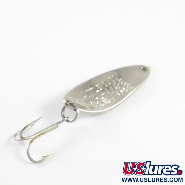 Vintage  Seneca Little Cleo, 1/4oz Nickel fishing spoon #1495