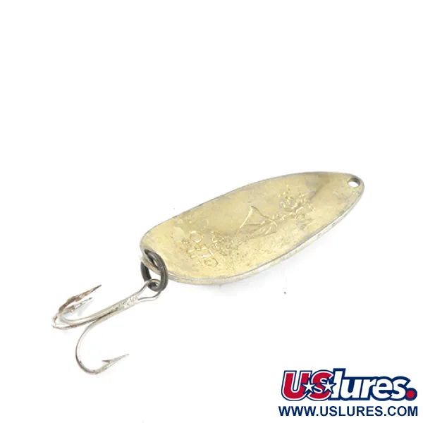 Vintage  Seneca Little Cleo (Hula Girl), 1/2oz Gold fishing spoon #1497