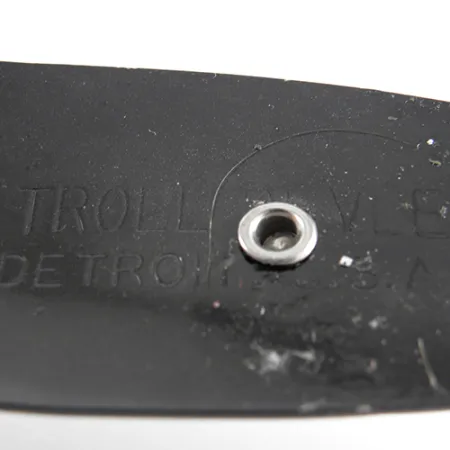 Vintage Eppinger Dardevle Trolldevle, 1 1/3oz Black / Glitter fishing spoon #1498