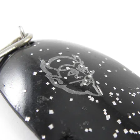 Vintage Eppinger Dardevle Trolldevle, 1 1/3oz Black / Glitter fishing spoon #1498