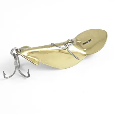 Vintage Buck Perry spoonplug, 1/4oz Brass fishing spoon #1500