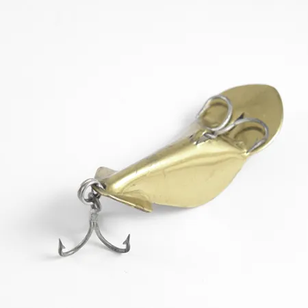 Vintage Buck Perry spoonplug, 1/4oz Brass fishing spoon #1500
