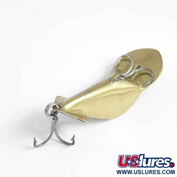 Vintage   Buck Perry spoonplug, 1/4oz Brass fishing spoon #1500