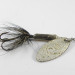 Vintage  Yakima Bait Worden’s Original Rooster Tail, 1/8oz Nickel / Black spinning lure #1502