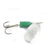 Vintage   Blue Fox Super Vibrax 5, 1/2oz Nickel / Green spinning lure #1504