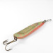  Luhr Jensen Krocodile , 1oz Red / Black / Rainbow Golden fishing spoon #1508