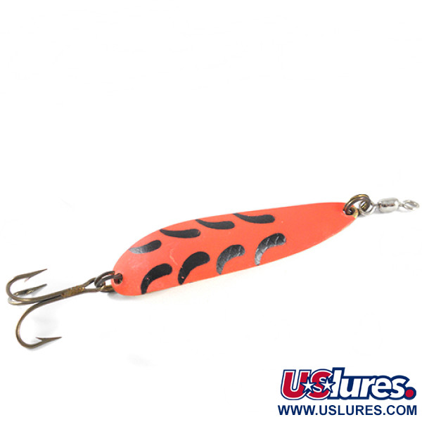  Luhr Jensen Krocodile , 1oz Red / Black / Rainbow Golden fishing spoon #1508