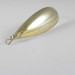 Vintage   Weedless Johnson Silver Minnow, 2/5oz Gold (24-carat Gold plated) fishing spoon #1510