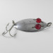 Vintage  Hofschneider Red Eye junior, 2/5oz Nickel / Red Eyes fishing spoon #1513