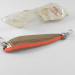  Luhr Jensen Krocodile , 1oz Hammered Gold / Orange fishing spoon #1516