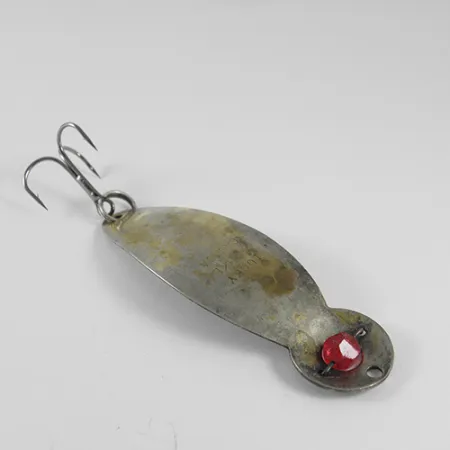 Vintage Lucky Strike, 2/5oz Silver / Gold Plated fishing spoon #1527