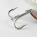  Luhr Jensen Krocodile, 1oz Nickel / Red fishing spoon #1533