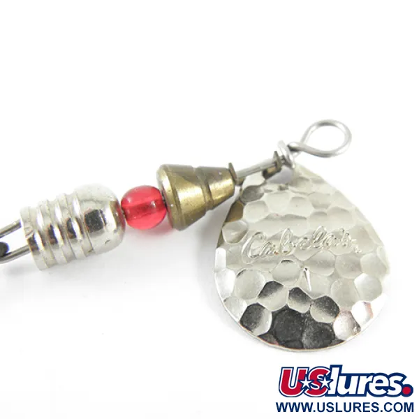 Vintage Cabela's 1, 1/8oz Nickel spinning lure #1542