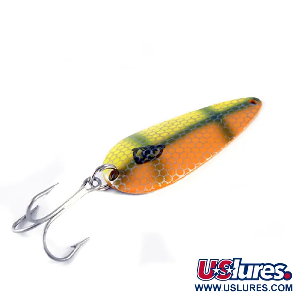 Vintage  Eppinger Dardevle Imp, 2/5oz Green / Orange / Nickel fishing spoon #1555