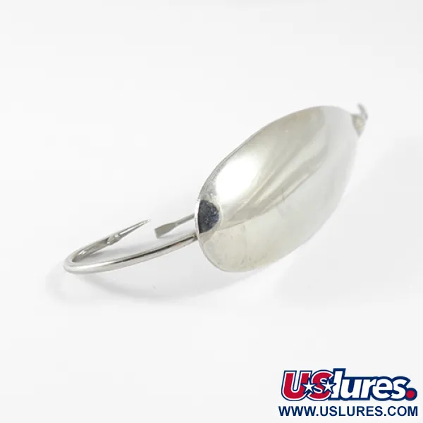 Vintage   Johnson Silver Minnow, 3/4oz Silver  fishing spoon #1557