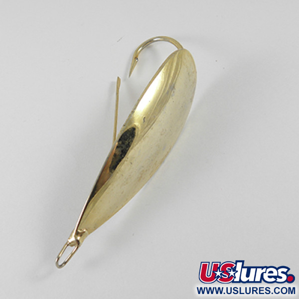 Vintage   Johnson Silver Minnow, 3/5oz Gold fishing spoon #1559