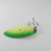 Vintage  Seneca Little Cleo (Hula Girl), 1/2oz Fluorescent Yellow / Green / Nickel fishing spoon #1560