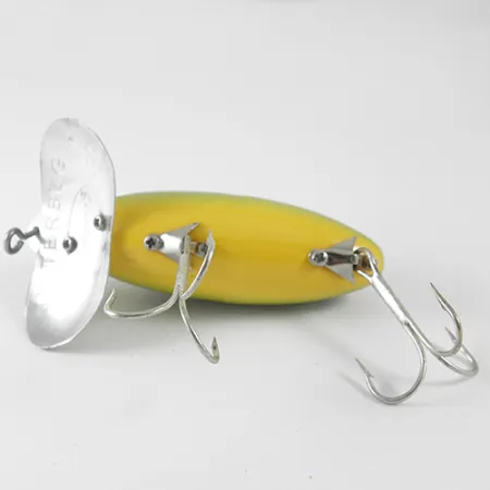 Vintage Fred Arbogast Jitterbug , 1/3oz Frog (Green) fishing lure #1564