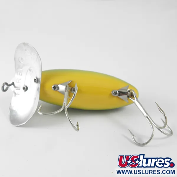 Vintage   Fred Arbogast Jitterbug , 1/3oz Frog (Green) fishing lure #1564