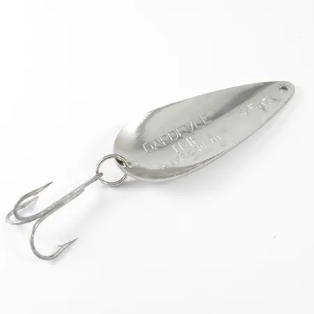 Vintage Eppinger Dardevle Imp, 2/5oz Nickel fishing spoon #1569