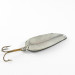 Vintage  Eppinger Dardevle Spinnie, 1/3oz Black / White / Nickel fishing spoon #1585
