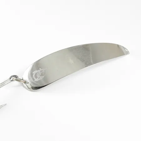 Vintage Eppinger King Flutter Devle 3200, 1/3oz Nickel fishing spoon #1589