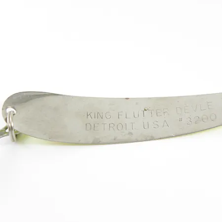 Vintage Other King Flutter Devle 3200, 1/3oz Fluorescent Yellow / Nickel #1591