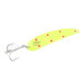 Vintage  Other King Flutter Devle 3200, 1/3oz Fluorescent Yellow / Nickel fishing spoon #1591