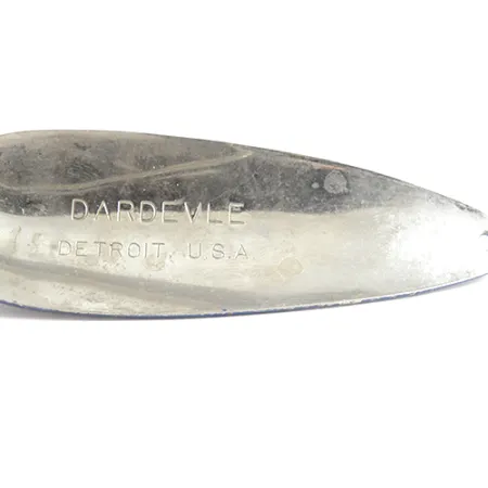 Vintage Eppinger Dardevle, 1oz Blue / Nickel fishing spoon #1596