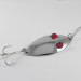 Vintage  Hofschneider Red Eye Wiggler, 1oz Nickel / Red Eyes fishing spoon #1604