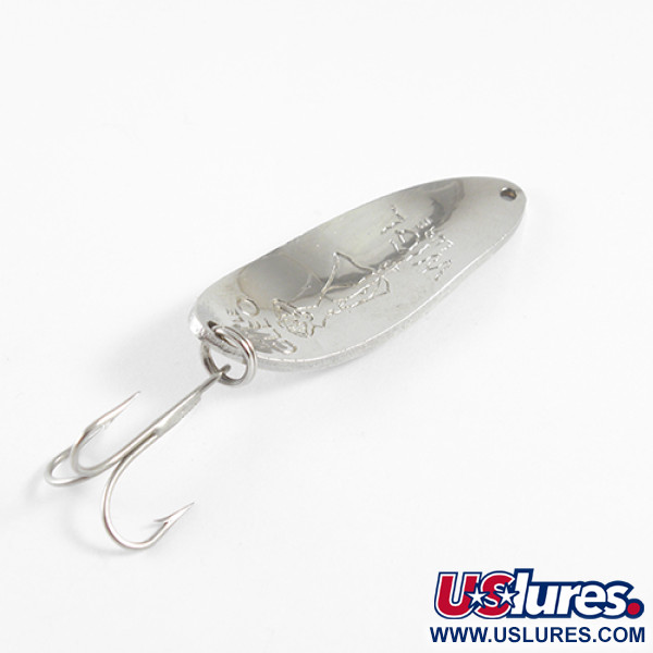 Vintage  Seneca Little Cleo (Hula Girl), 1/3oz Nickel fishing spoon #1611