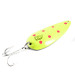 Vintage  Eppinger Dardevle Dardevlet , 3/4oz Fluorescent Yellow / Red / Nickel fishing spoon #1614