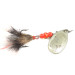 Vintage   Mepps Aglia Fluo 4 dressed (squirrel tail), 1/3oz Nickel spinning lure #1619