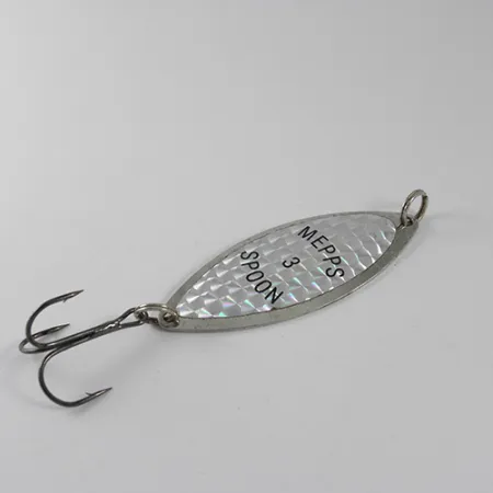 Vintage Mepps Spoon 3, 2/5oz Nickel fishing spoon #1624