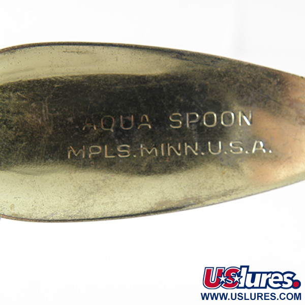 Vintage  Nebco Aqua Spoon, 1/3oz Red / Black / Gold fishing spoon #1629